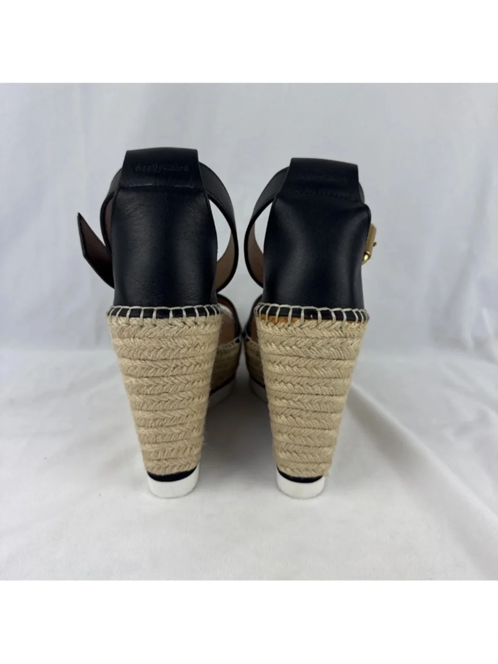 $495 See by Chloe 'Glyn' Espadrille Wedge Sandal 38